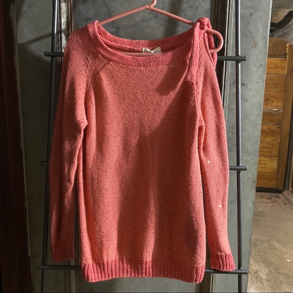 Panicale Coral Sequins Wool Silk Cashmere Sweater - Picture 3 of 8